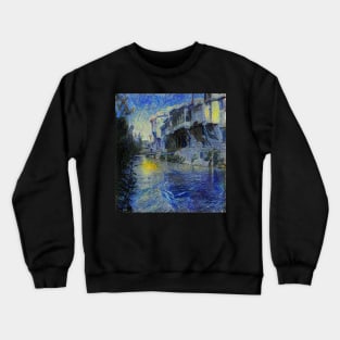 Barada River of Damascus - Starrynight Crewneck Sweatshirt